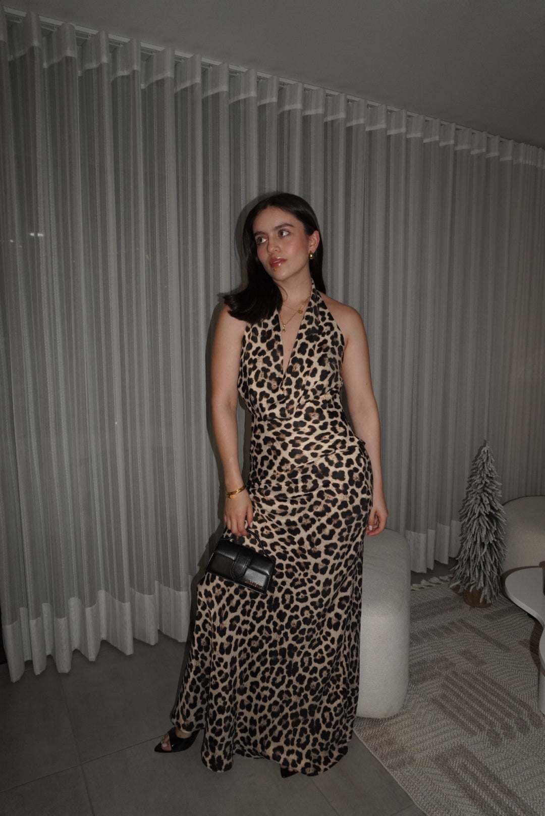 Set Satin Animal Print